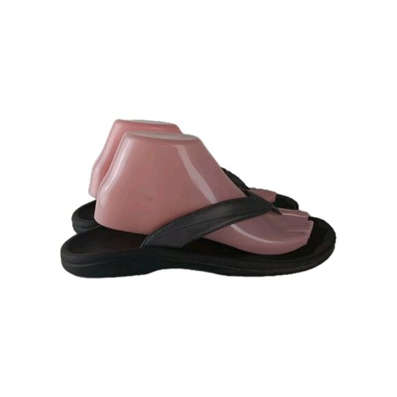 Olukai Ohana Flip Flop Gray Casual Slip On Thong Sandals Women's Size 9 EU 39 - Picture 1 of 9